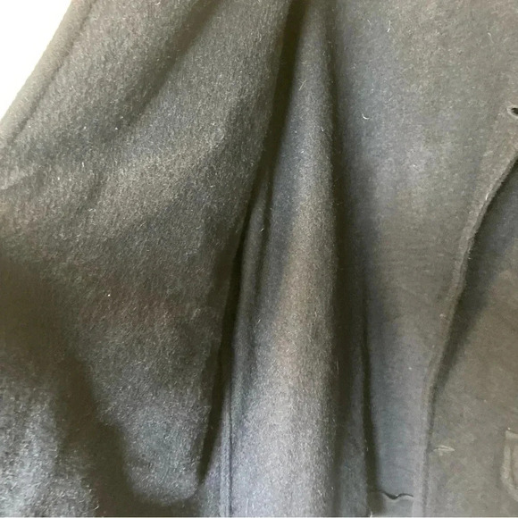 Banana Republic Adventure outfitters travel clothing vintage wool leather coat - Picture 4 of 6